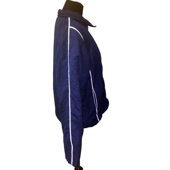 Vintage La Gear Size 14 Womens Windbreaker Styled Zip Up Collared Jacket - Picture 5 of 7